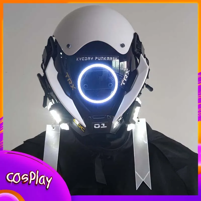 Киберпанк 01-God Cos маска самурайская маска шлем костюмы для косплея спецназ крутая маска со светодиодной подсветкой реквизит для Хэллоуина
Киберпанк 01-God Cos маска самурайская маска шлем костюмы для косплея спецназ крутая маска со светодиодной подсветкой реквизит для Хэллоуина