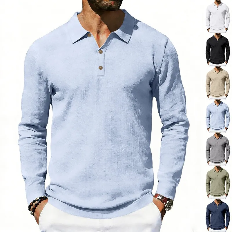 Casual Linen Shirt Light Blue Menswear Clothing Long Sleeve Loose Fit Lightweight Top Solid Color Collar Button Front For Man
Casual Linen Shirt Light Blue Menswear Clothing Long Sleeve Loose Fit Lightweight Top Solid Color Collar Button Front For Man