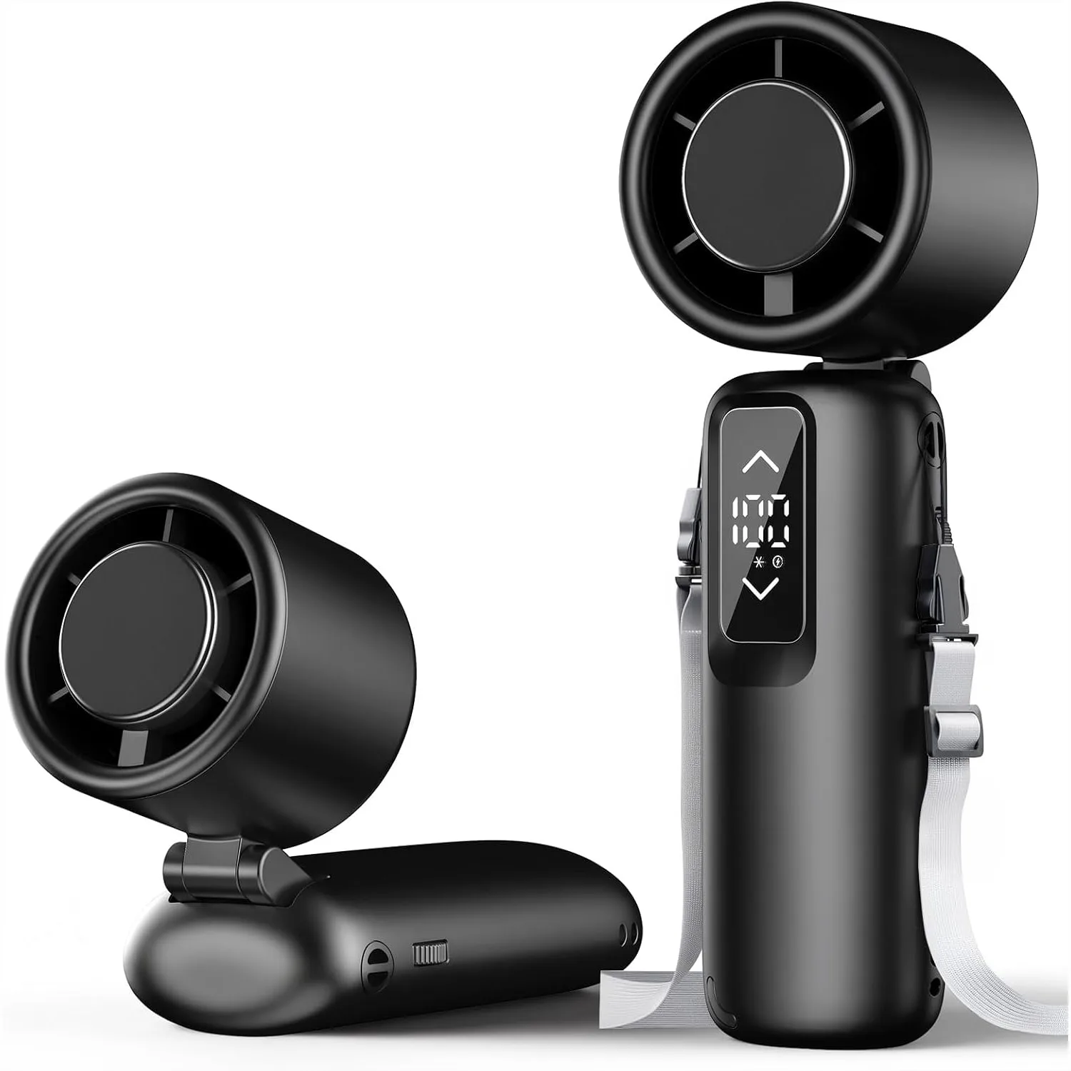 Portable Handheld Turbo Fan with 100-Level Wind Speed, 23H Battery, 13660 RPM, 3X Faster Cooling for Indoor/Outdoor Use
Portable Handheld Turbo Fan with 100-Level Wind Speed, 23H Battery, 13660 RPM, 3X Faster Cooling for Indoor/Outdoor Use