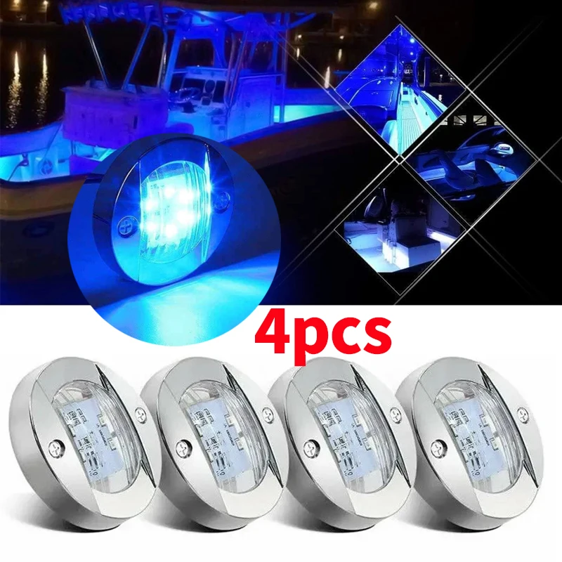 4PCS Boat Marine Lights Navigation Light Waterproof Marker Lamp For Truck RV Yacht Transom Anchor Stern DC 12V 6LED Stern Light
4PCS Boat Marine Lights Navigation Light Waterproof Marker Lamp For Truck RV Yacht Transom Anchor Stern DC 12V 6LED Stern Light