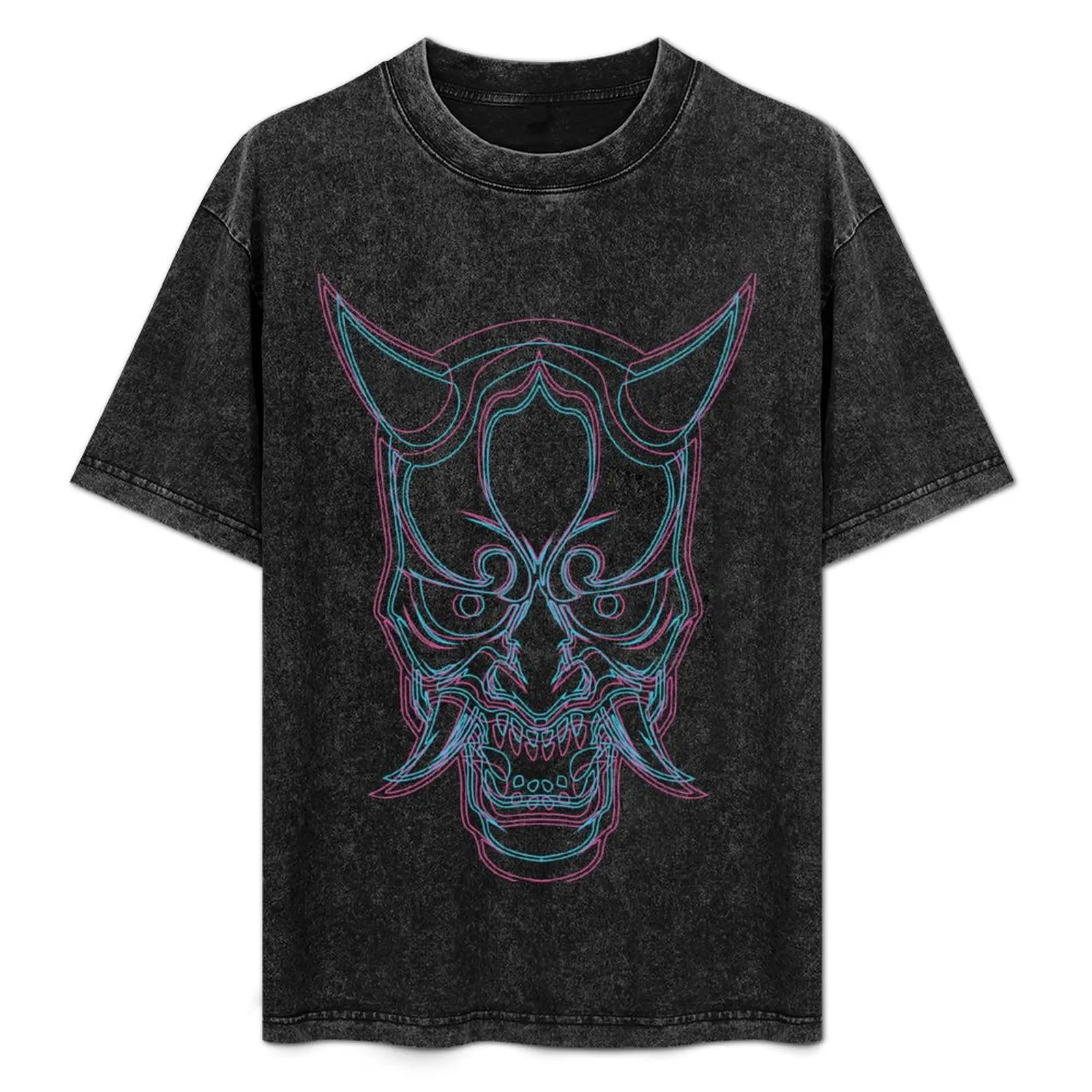 Retro Neon Demon Skull T-Shirt Work Outdoor T-Shirt for Men
Retro Neon Demon Skull T-Shirt Work Outdoor T-Shirt for Men