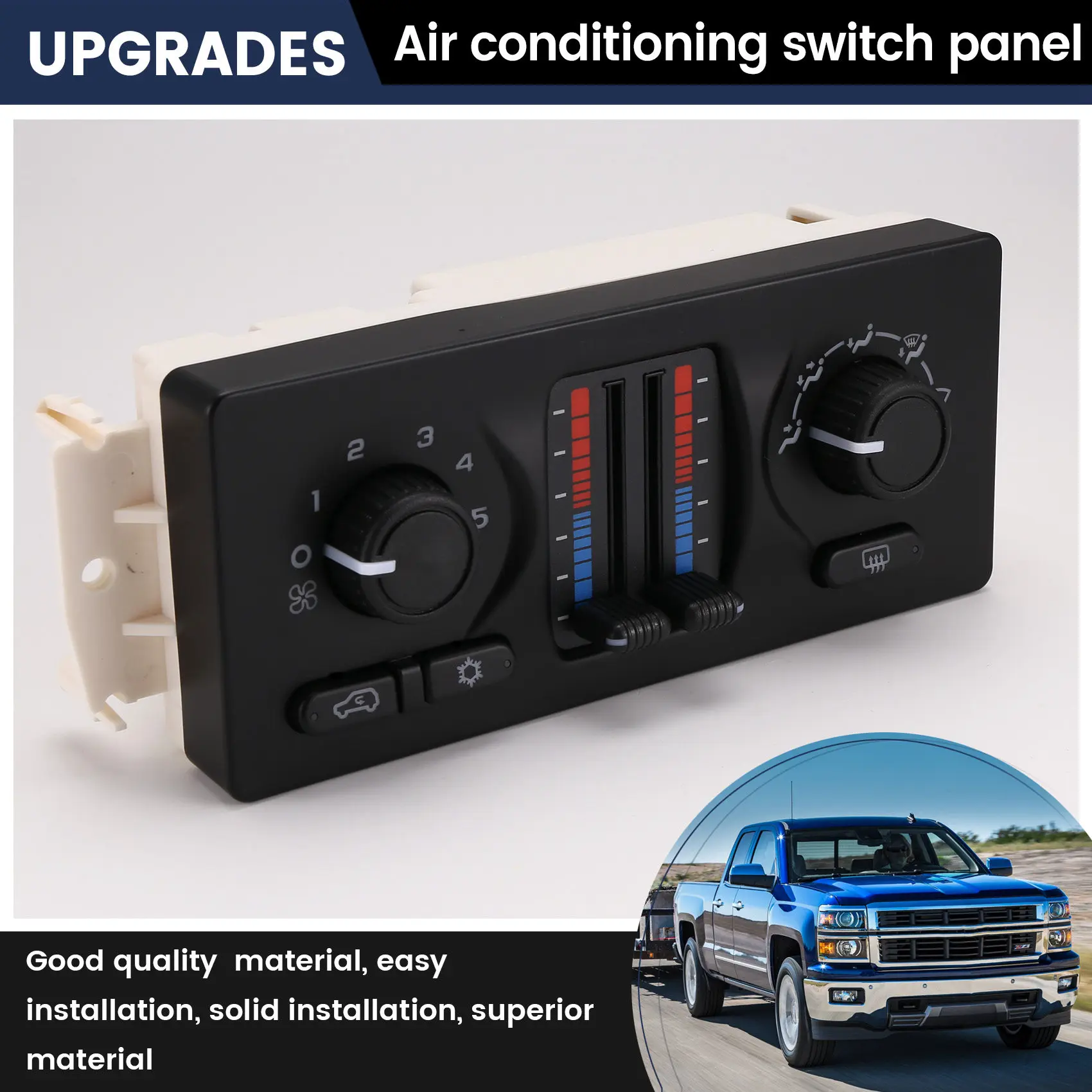 X59A_For Buick Saab Chevrolet Silerado 1500 2500 HD 2003-2006 Heat AC HVAC Climate Control Module 599-210XD A/C Control Panel
X59A_For Buick Saab Chevrolet Silerado 1500 2500 HD 2003-2006 Heat AC HVAC Climate Control Module 599-210XD A/C Control Panel