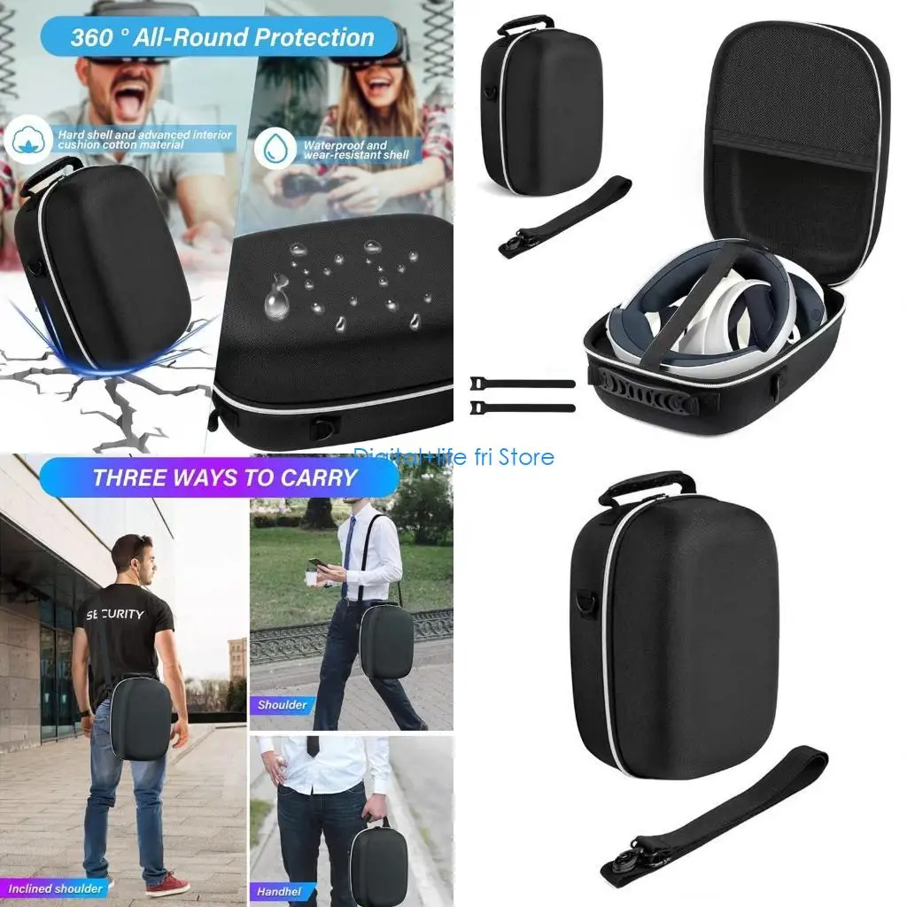 E06D Wear-resistant Carry Bag for PS VR2 Headset Storage Cover with Inner Pocket Dirt-resistant Box Carrying Bag Accessories
E06D Wear-resistant Carry Bag for PS VR2 Headset Storage Cover with Inner Pocket Dirt-resistant Box Carrying Bag Accessories