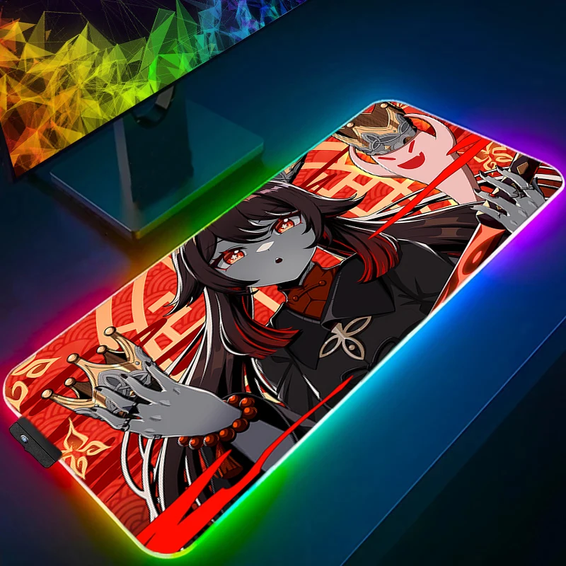 Anime Gaming Speed Mouse Pad RGB Laptop Cute Girl Gamer Desk Mouse Mat Genshin Impact Hu Tao Keyboard Pad LED Luminous Mousepad
Anime Gaming Speed Mouse Pad RGB Laptop Cute Girl Gamer Desk Mouse Mat Genshin Impact Hu Tao Keyboard Pad LED Luminous Mousepad
