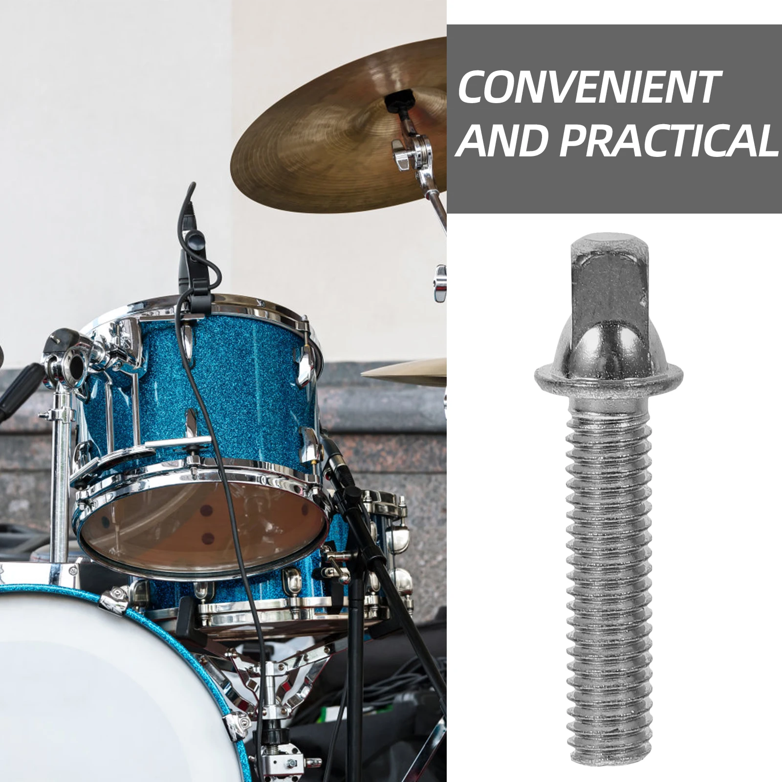 2pcs Screws Rods Mounting Hardware Drum Parts Lightweight Mounting Screws With Washers Durable Suitable for Drum Set Bass Snare
2pcs Screws Rods Mounting Hardware Drum Parts Lightweight Mounting Screws With Washers Durable Suitable for Drum Set Bass Snare