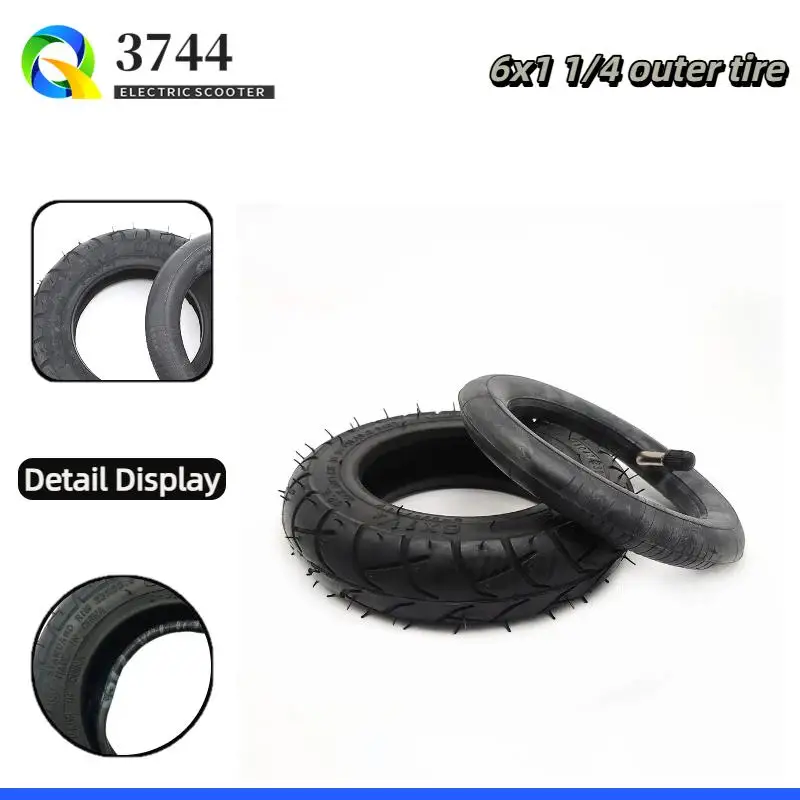 6x1 1/4 outer tires Inner Tube for Electric Scooter 6 Inch mini surfing scooter Pneumatic Tire150MM motorcycle Wheel tyre
6x1 1/4 outer tires Inner Tube for Electric Scooter 6 Inch mini surfing scooter Pneumatic Tire150MM motorcycle Wheel tyre