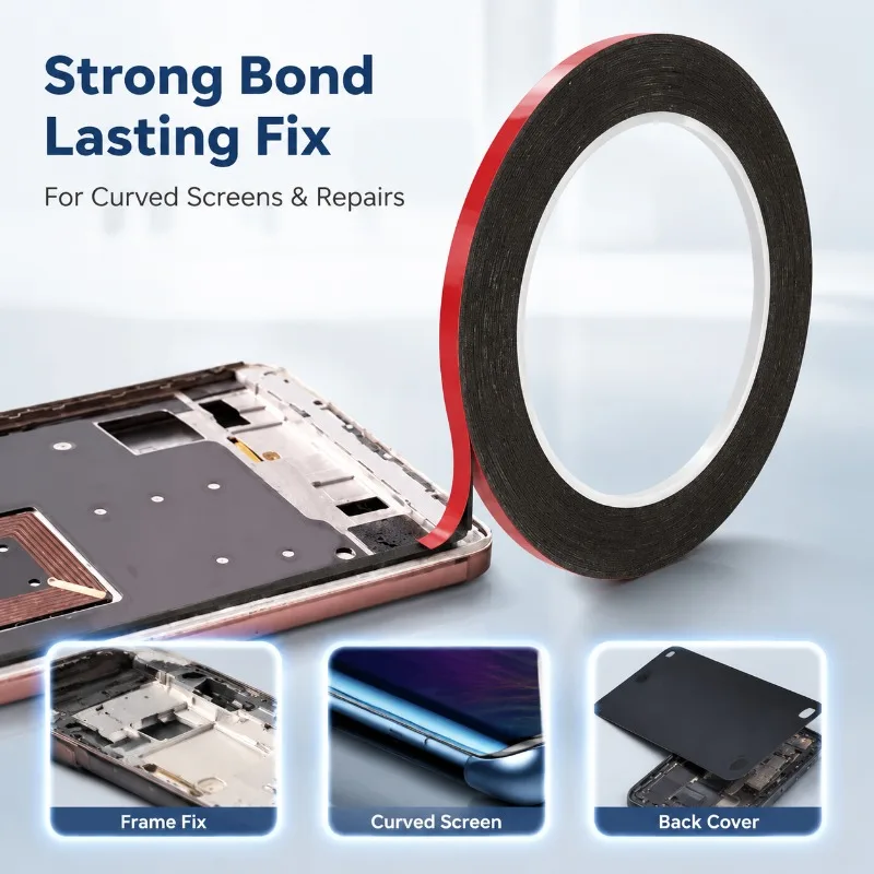 Curved Screen Double Sided Adhesive 0.3mm Foam Tape Phone LCD Frame Sealing Strip Computer Curved Edge Bonding Paste Electronic
Curved Screen Double Sided Adhesive 0.3mm Foam Tape Phone LCD Frame Sealing Strip Computer Curved Edge Bonding Paste Electronic