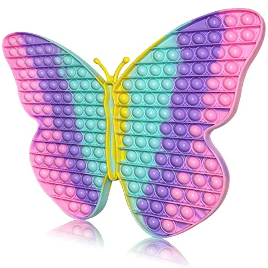 Jumbo Butterfly Pop for Teens Girls, It is 15.75 Inch 162 Bubbles Extra Large Pop Fidget Toys, Giant Butterfly Toy, Huge Big Ju
Jumbo Butterfly Pop for Teens Girls, It is 15.75 Inch 162 Bubbles Extra Large Pop Fidget Toys, Giant Butterfly Toy, Huge Big Ju