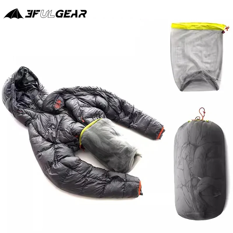 15D Ultralight Mesh Stuff Sack 3F UL GEAR Sleeping Bag Down Clothing Storage Pouch Outdoor Camping Hiking Travel Portable Bag
15D Ultralight Mesh Stuff Sack 3F UL GEAR Sleeping Bag Down Clothing Storage Pouch Outdoor Camping Hiking Travel Portable Bag
