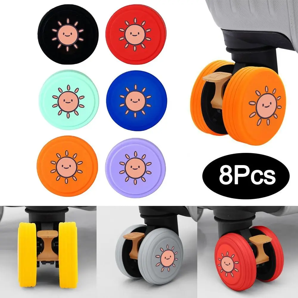 8Pcs Silicone Luggage Wheels Protector Cover Reduce Noise Shock Absorption Luggage Caster Shoes Anti-slip Reduce Wheel Wear
8Pcs Silicone Luggage Wheels Protector Cover Reduce Noise Shock Absorption Luggage Caster Shoes Anti-slip Reduce Wheel Wear