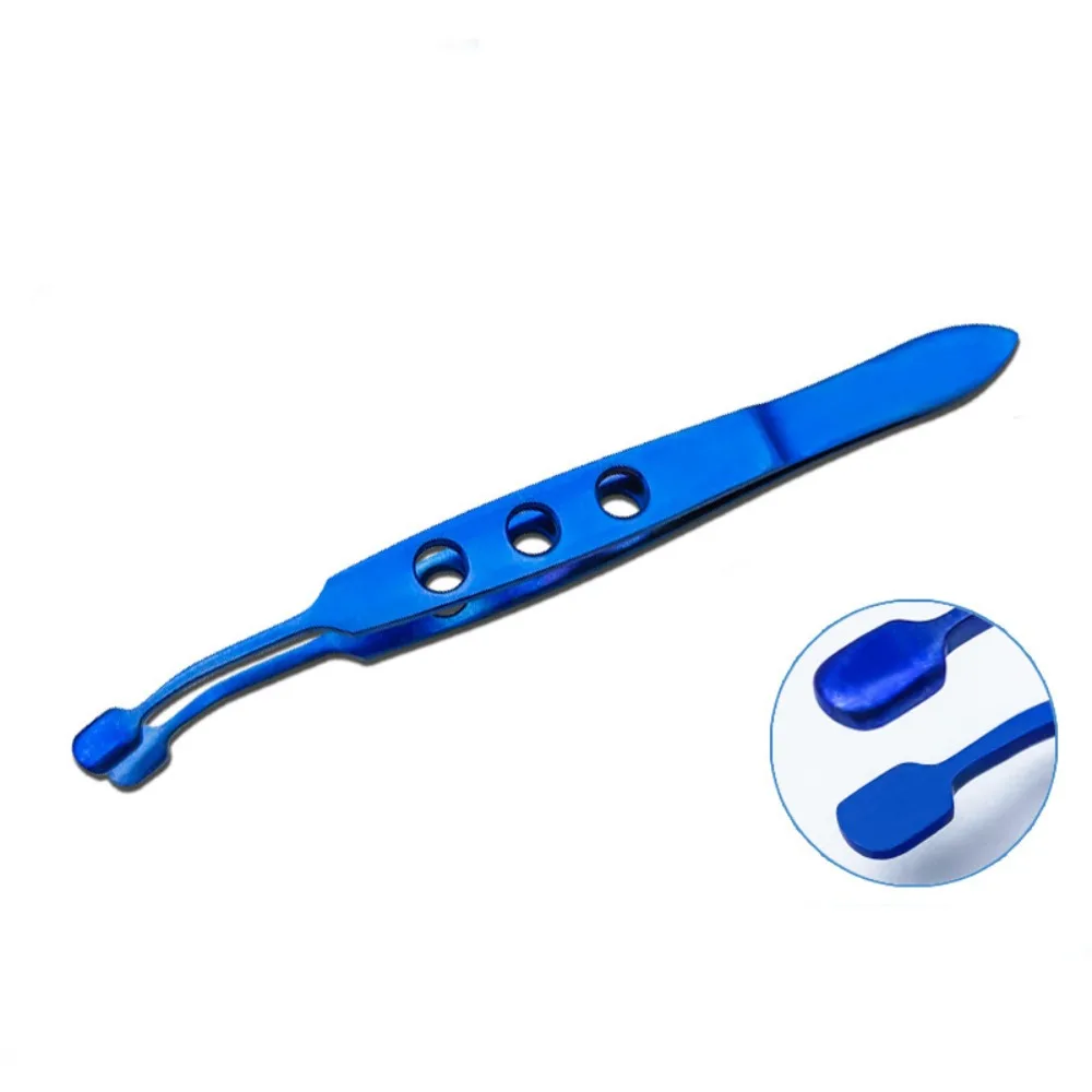 Metal Meibomian Gland Expressor Three-Hole Large Square Head Eyelid Tweezers Stainless Steel Blue Eyelid Precision Tool
Metal Meibomian Gland Expressor Three-Hole Large Square Head Eyelid Tweezers Stainless Steel Blue Eyelid Precision Tool