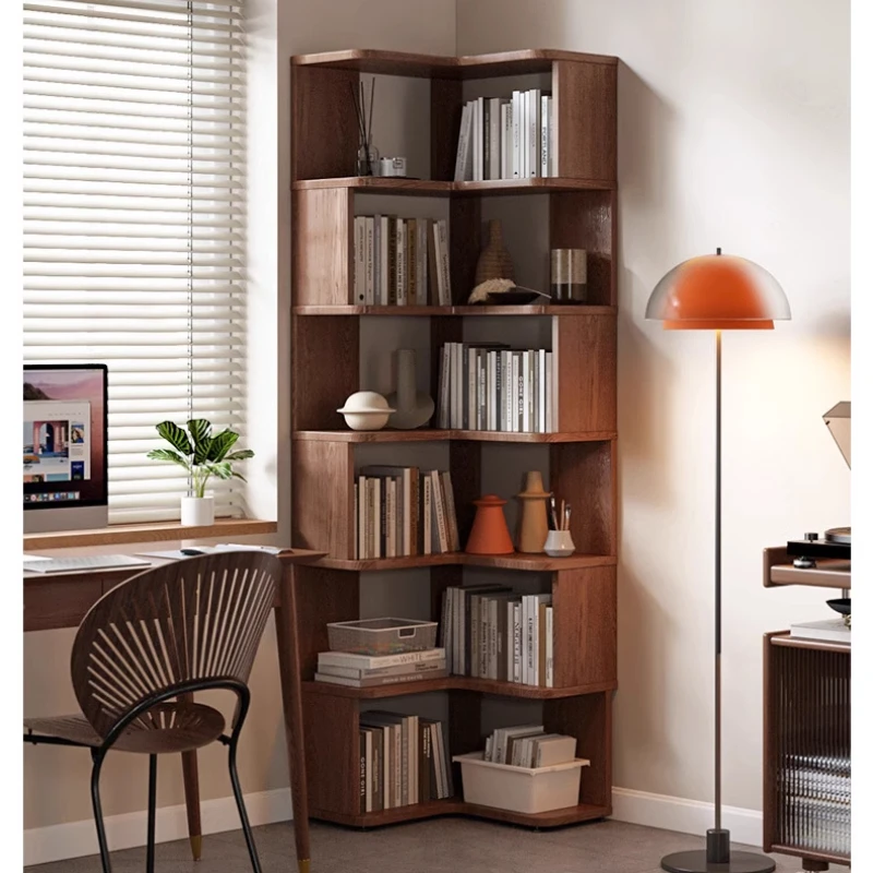 Corner shelf Solid wood corner bookshelf against the wall Living room corner cabinet storage
Corner shelf Solid wood corner bookshelf against the wall Living room corner cabinet storage