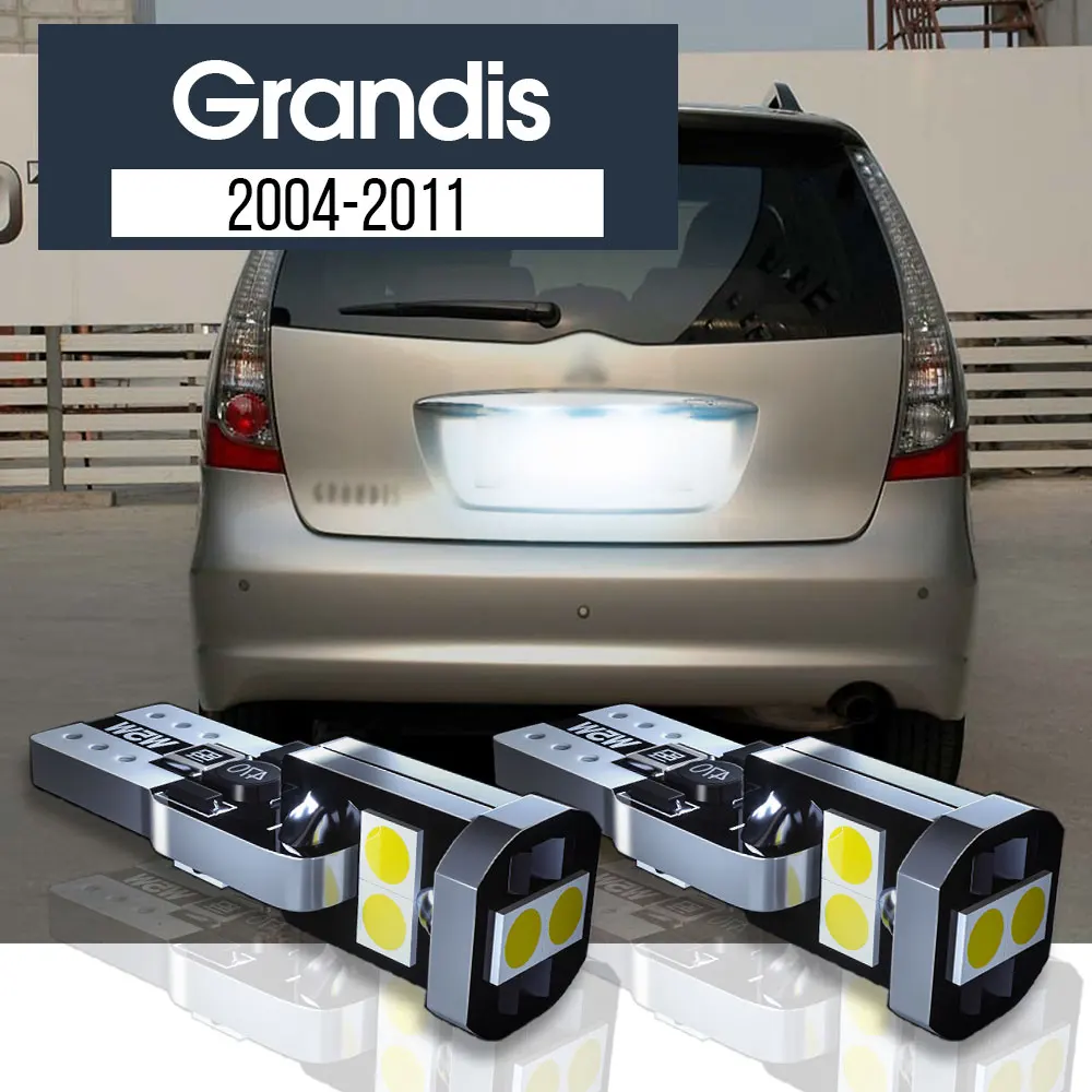 2 шт. светодиодные лампы освещения номерного знака Canbus аксессуары для Mitsubishi Grandis 2004 2005 2006 2007 2008 2009 2010 2011
2 шт. светодиодные лампы освещения номерного знака Canbus аксессуары для Mitsubishi Grandis 2004 2005 2006 2007 2008 2009 2010 2011