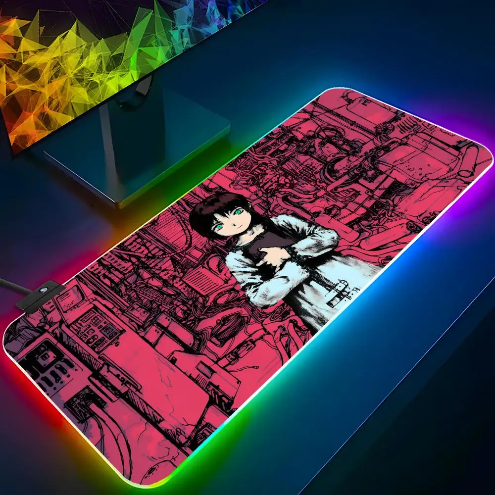 Serial Experiments Lain Mouse Pad RGB Backlit Mouse Pad Laptop Mouse Pad Laptop Gamer Computer Desk Gaming Accessories
Serial Experiments Lain Mouse Pad RGB Backlit Mouse Pad Laptop Mouse Pad Laptop Gamer Computer Desk Gaming Accessories
