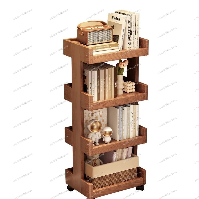 Solid wood multi-layer shelves floor-to-ceiling simple living room sofa side several household removable storage
Solid wood multi-layer shelves floor-to-ceiling simple living room sofa side several household removable storage