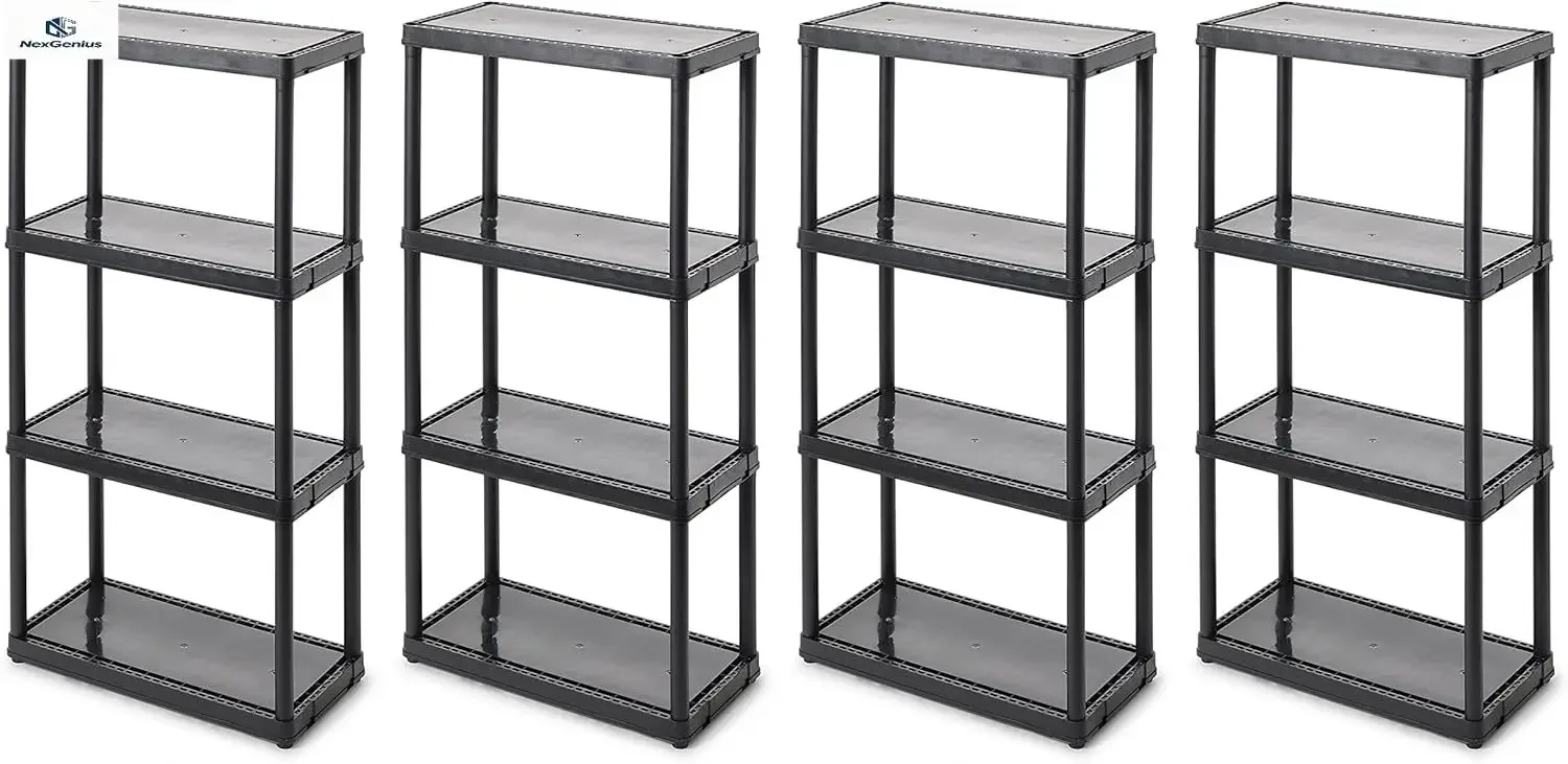 Solid Light Duty Storage Shelves 12 X 24 X 48 Inch For Home Garage Basement Laundry Black Four Pack
Solid Light Duty Storage Shelves 12 X 24 X 48 Inch For Home Garage Basement Laundry Black Four Pack