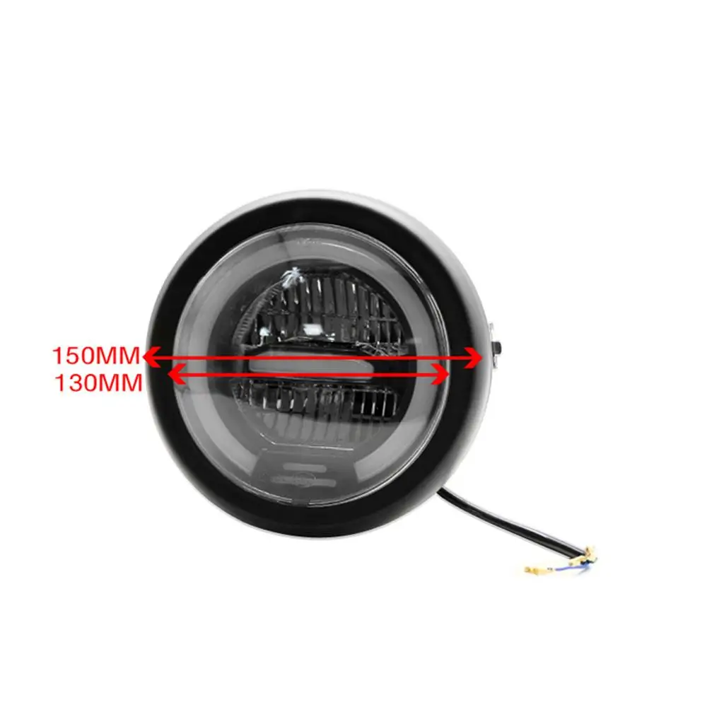 Universal Motorcycle Round LED Halo Headlight IP67 Waterproof Driving Lamp Plug and Play for Chopper Cafe Racer Bike Lighting
Universal Motorcycle Round LED Halo Headlight IP67 Waterproof Driving Lamp Plug and Play for Chopper Cafe Racer Bike Lighting