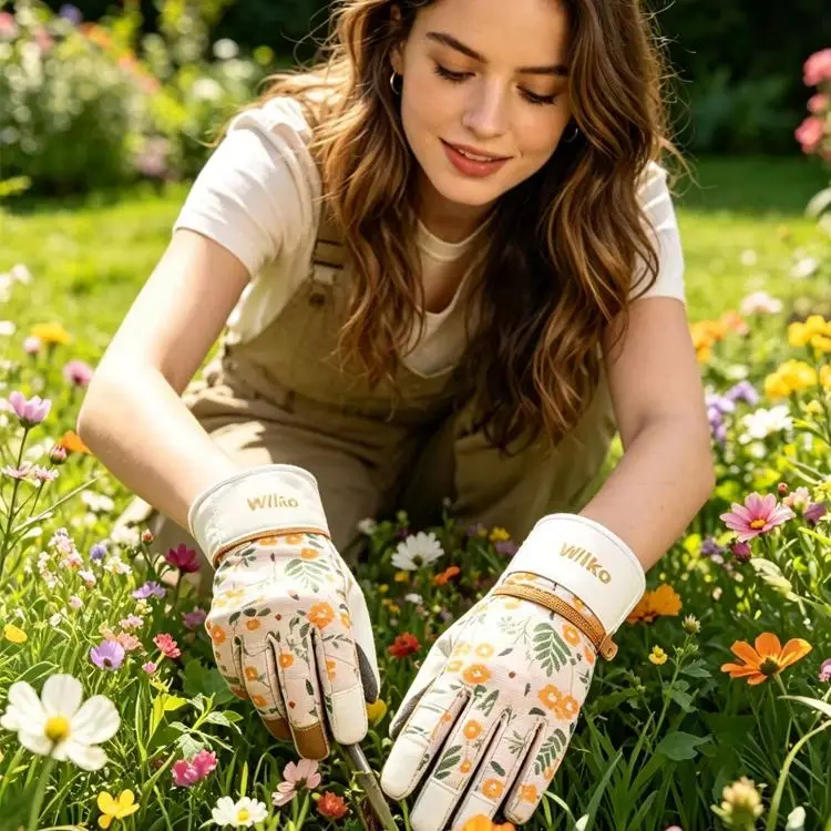 Gardening Gloves for Women Breathable Ladies Leather Garden Yard Gloves Best Gift for Gardeners
Gardening Gloves for Women Breathable Ladies Leather Garden Yard Gloves Best Gift for Gardeners