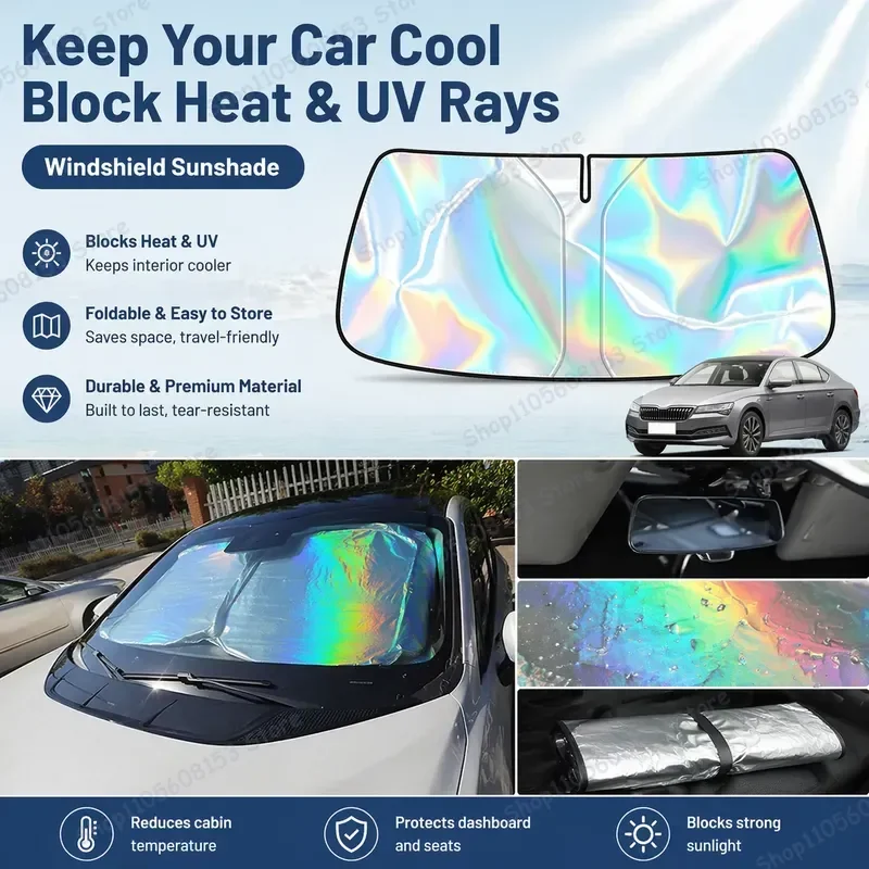 For Skoda Superb Foldable Front Windshield Sun Shade UV Reflective Heat Blocking Solar Protection Cover Car Interior
For Skoda Superb Foldable Front Windshield Sun Shade UV Reflective Heat Blocking Solar Protection Cover Car Interior