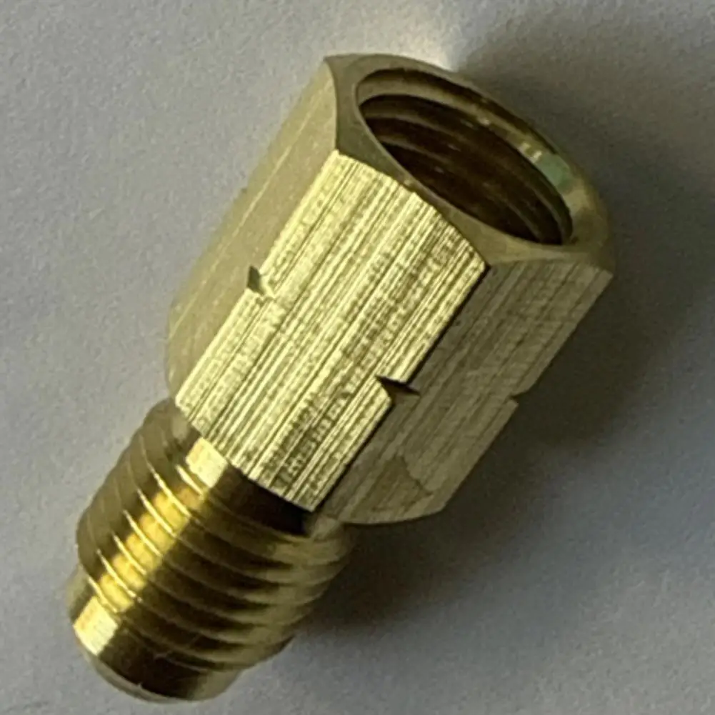 Rugged Brass Adapter Universal R32 R454b Refrigerant Brass Adapter for Easy Installation of Gauge Hose Connector Reverse Thread
Rugged Brass Adapter Universal R32 R454b Refrigerant Brass Adapter for Easy Installation of Gauge Hose Connector Reverse Thread