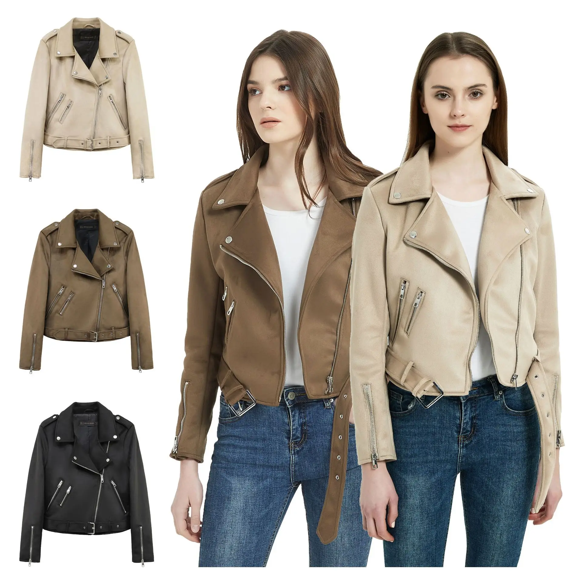 Women's Retro Leather Lapel Short Jacket Slim Fit Versatile Warm Fashion Coat Zipper High-Street Biker Motorcycle Style Outwear
Women's Retro Leather Lapel Short Jacket Slim Fit Versatile Warm Fashion Coat Zipper High-Street Biker Motorcycle Style Outwear