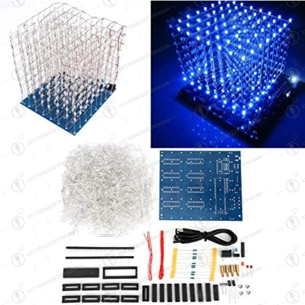 LED Light DIY Kit 3D Printed Circuit Board with 550 LEDs for 8x8x8CM Cubes FR-4 Material Easy Solder USB Powered
LED Light DIY Kit 3D Printed Circuit Board with 550 LEDs for 8x8x8CM Cubes FR-4 Material Easy Solder USB Powered