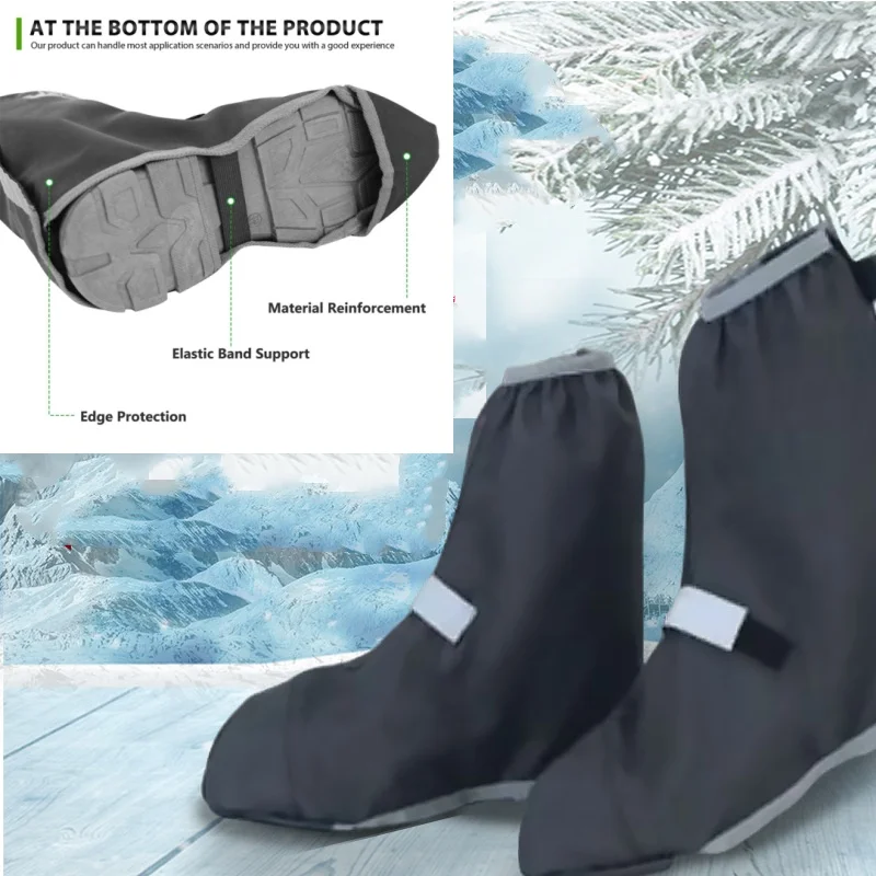 Водонепроницаемые противоскользящие многоразовые бахилы от дождя и снега, бахилы, уличные велосипедные пешие прогулки, непромокаемые ботинки, защита от пыли и песка
Водонепроницаемые противоскользящие многоразовые бахилы от дождя и снега, бахилы, уличные велосипедные пешие прогулки, непромокаемые ботинки, защита от пыли и песка