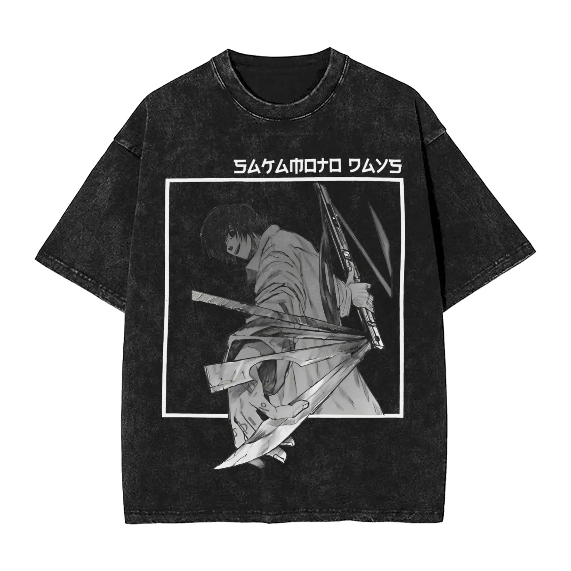 Harajuku Washed Shirts Nagumo Sakamoto Days Manga Outfit Retro T-Shirts High Street Funny Streetwear Cotton Printed Tees
Harajuku Washed Shirts Nagumo Sakamoto Days Manga Outfit Retro T-Shirts High Street Funny Streetwear Cotton Printed Tees