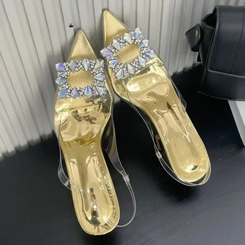 Aneikeh/весенние туфли-лодочки с острым носком, сандалии с квадратным кристаллом, женские прозрачные туфли на высоком каблуке из ПВХ для выпускного вечера
Aneikeh/весенние туфли-лодочки с острым носком, сандалии с квадратным кристаллом, женские прозрачные туфли на высоком каблуке из ПВХ для выпускного вечера