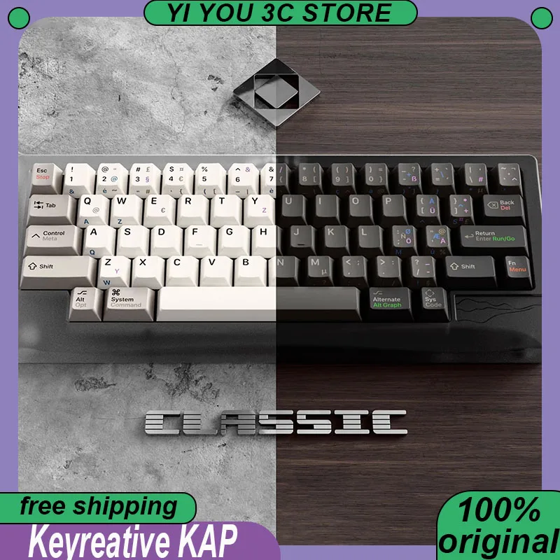 Keyreative KAP Classic Keycap Mechanical Keyboard PBT Thermal Sublimation Cherry Height 1.7mm PC Esports Laptop Gaming Keycaps
Keyreative KAP Classic Keycap Mechanical Keyboard PBT Thermal Sublimation Cherry Height 1.7mm PC Esports Laptop Gaming Keycaps