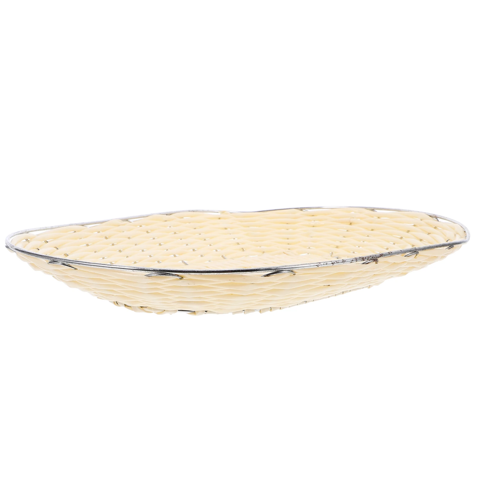 Snack Basket Woven Desktop Storage Basket Large Capacity Ventilated Snacks Organizer Home Office Hotel Woven Fruit Tray 
Snack Basket Woven Desktop Storage Basket Large Capacity Ventilated Snacks Organizer Home Office Hotel Woven Fruit Tray