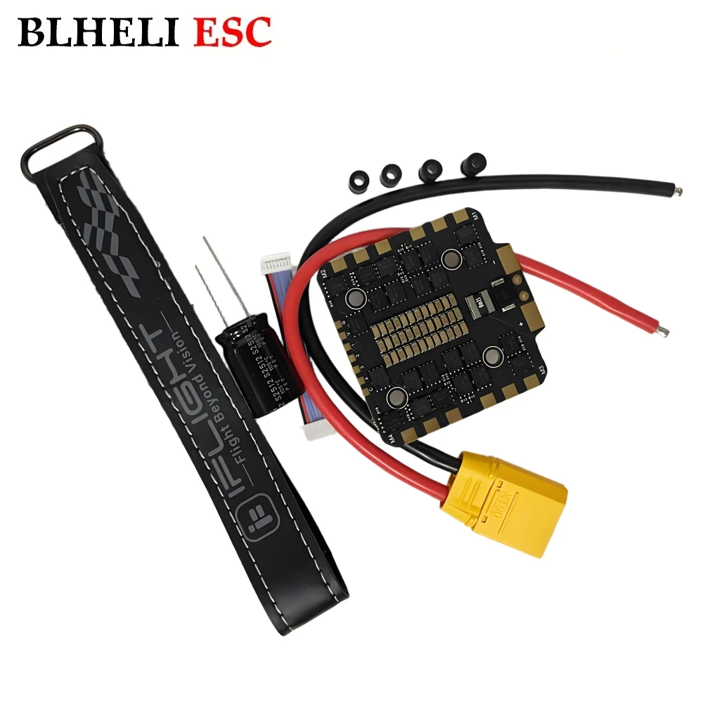 BLHELI ESC 80A 4in1 Brushless ESC BLheli_S 3-8S Lipo Support DSHOT300/ 600 30.5x30.5mm 28g for RC FPV Freestyle Racing Drone
BLHELI ESC 80A 4in1 Brushless ESC BLheli_S 3-8S Lipo Support DSHOT300/ 600 30.5x30.5mm 28g for RC FPV Freestyle Racing Drone