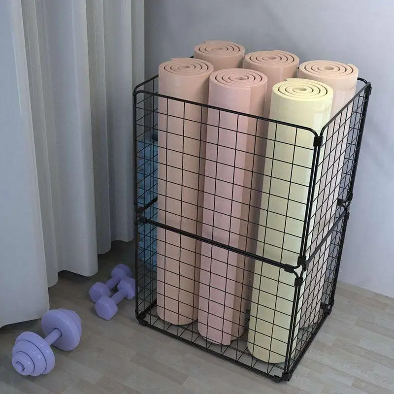 Большая корзина для хранения ковриков для йоги, органайзер для фитнес-оборудования и пенных роликов, решение для домашнего хранения, товары для спортивных фанатов
Большая корзина для хранения ковриков для йоги, органайзер для фитнес-оборудования и пенных роликов, решение для домашнего хранения, товары для спортивных фанатов