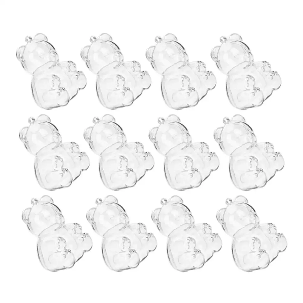12pcs Candy Box Transparent Bear Shaped Containers for Party Favor Treat Storage Homemade Snack Packaging Clear Small Kitchen
12pcs Candy Box Transparent Bear Shaped Containers for Party Favor Treat Storage Homemade Snack Packaging Clear Small Kitchen