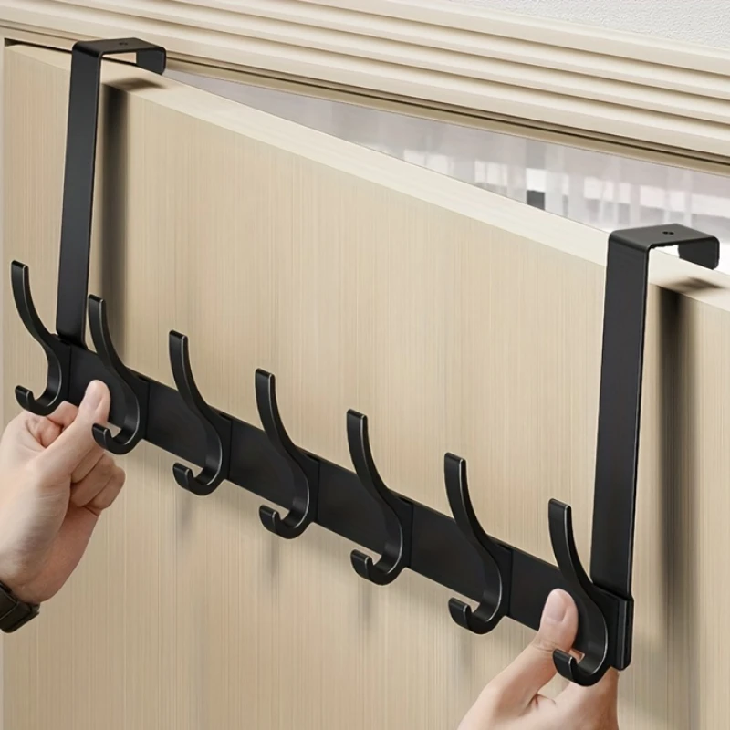 Over The Door Hooks, 6 Hooks Door Hanger, Wall Mounted Coat Rack For Hanging Clothes Hat Towel Towel Rack, Coat rack
Over The Door Hooks, 6 Hooks Door Hanger, Wall Mounted Coat Rack For Hanging Clothes Hat Towel Towel Rack, Coat rack