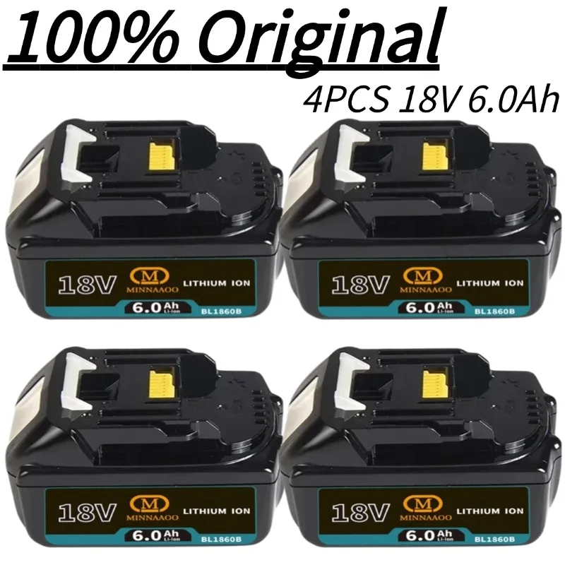 MINNAAO For makita 18V BL1830b 6000mAh For BL1860 BL1850 BL1830 Replacement Battery Compatible Power Tool Rechargeable Battery
MINNAAO For makita 18V BL1830b 6000mAh For BL1860 BL1850 BL1830 Replacement Battery Compatible Power Tool Rechargeable Battery