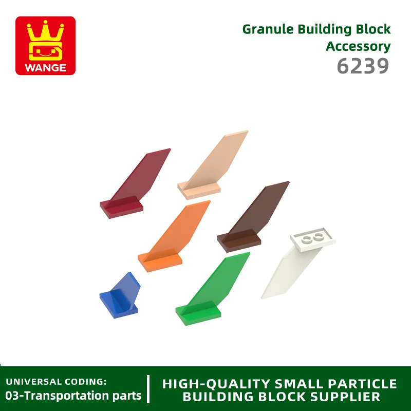 20Pcs/lot 6239 Aircraft Tail Wing Building Block Moc Color Accessories Compatible with Brick DIY Children's Toy Assembly Gift
20Pcs/lot 6239 Aircraft Tail Wing Building Block Moc Color Accessories Compatible with Brick DIY Children's Toy Assembly Gift
