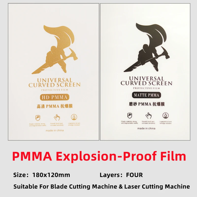 50pcs HD PMMA Nano-coated Tempered Glass Film For Intelligent Cutting Machine Matte Explosion-Proof Film For iPhone Anti Impact
50pcs HD PMMA Nano-coated Tempered Glass Film For Intelligent Cutting Machine Matte Explosion-Proof Film For iPhone Anti Impact