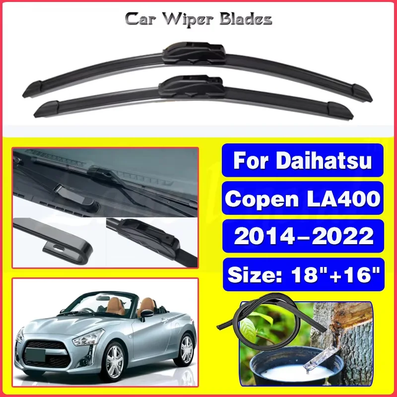 For Daihatsu Copen LA400 2014 - 2022 Car Front Windshield Wiper Blades Frameless Rubber Snow Scraping Accessories 2015 2016 2017
For Daihatsu Copen LA400 2014 - 2022 Car Front Windshield Wiper Blades Frameless Rubber Snow Scraping Accessories 2015 2016 2017