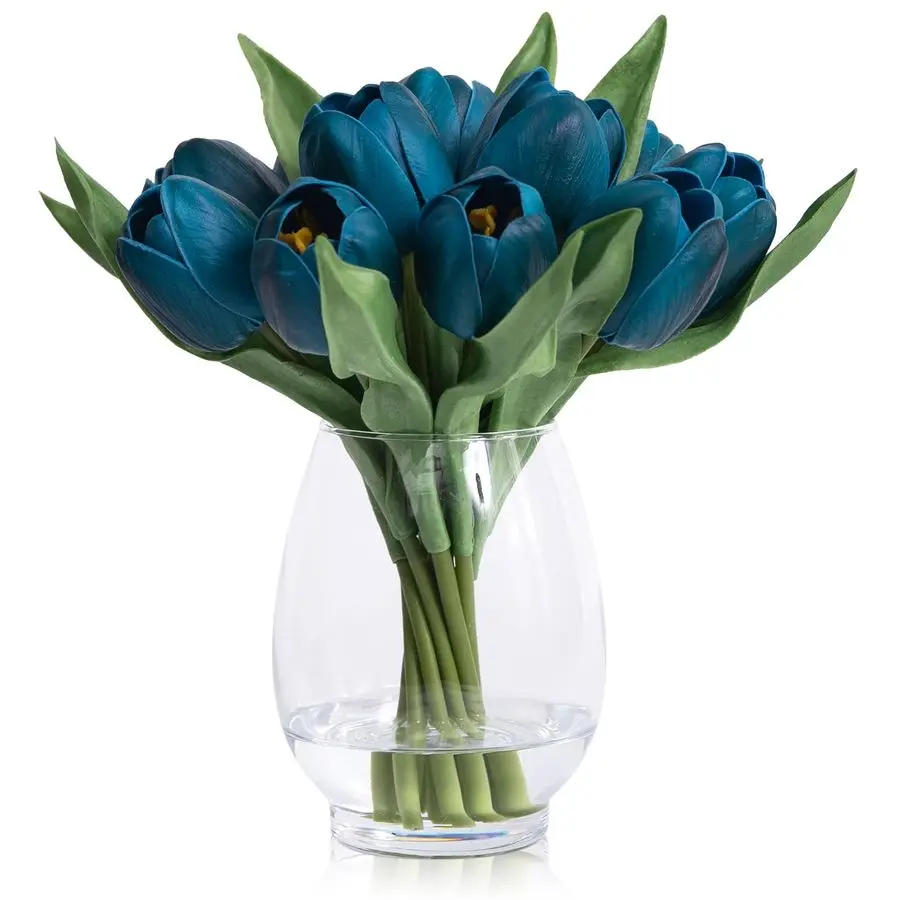 12 искусственных тюльпанов в вазе с имитацией воды, композиция из пенопластовых тюльпанов с вазой для декора дома и офиса, Декор
12 искусственных тюльпанов в вазе с имитацией воды, композиция из пенопластовых тюльпанов с вазой для декора дома и офиса, Декор