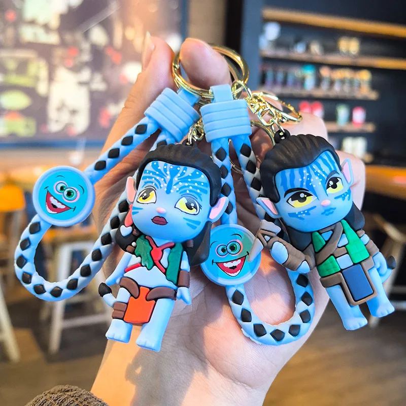 Avatar New Keychain Disney Jake Sully Neytiri Cartoon PVC Key Chain Backpack Car Decor Pendant Dolls Keyring Couple Lovers Gift
Avatar New Keychain Disney Jake Sully Neytiri Cartoon PVC Key Chain Backpack Car Decor Pendant Dolls Keyring Couple Lovers Gift