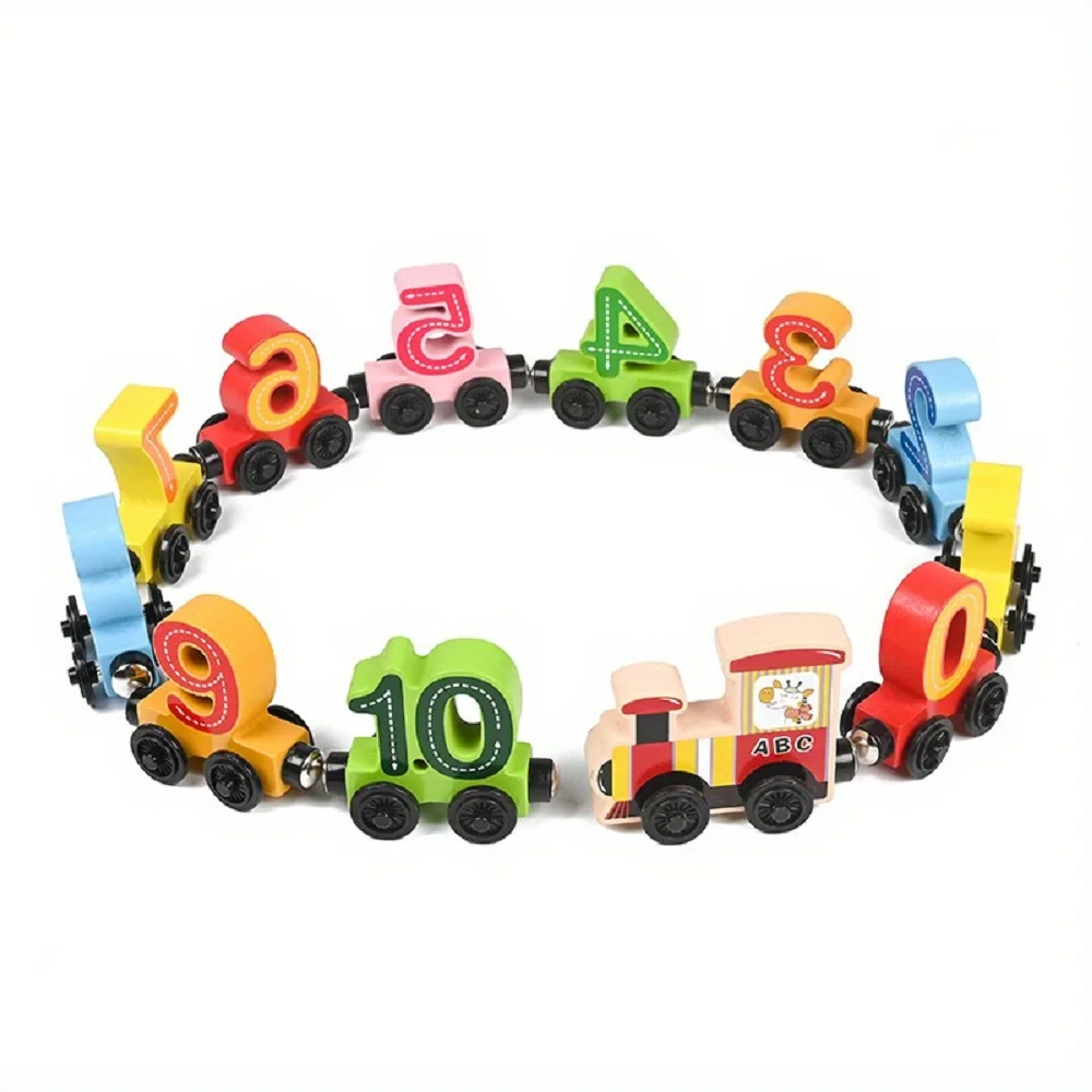 Early Learning Children's Wooden Magnetic 12 Sections Siamese Digital Train Toys Kindergarten Baby Enlightenment Desktop Games
Early Learning Children's Wooden Magnetic 12 Sections Siamese Digital Train Toys Kindergarten Baby Enlightenment Desktop Games