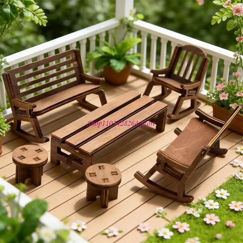 Doll House Retro Chair Model Display Rocking Chair Toy Stool Table Furniture
Doll House Retro Chair Model Display Rocking Chair Toy Stool Table Furniture