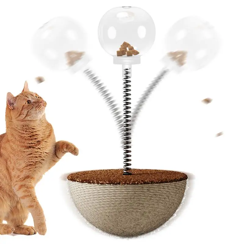 Cat Treat Dispenser Cats Slow Feeders Toys Funny Interactive Ball Cat Puzzle Toys Cats Slow Feeders Spring Toys Slow Food
Cat Treat Dispenser Cats Slow Feeders Toys Funny Interactive Ball Cat Puzzle Toys Cats Slow Feeders Spring Toys Slow Food