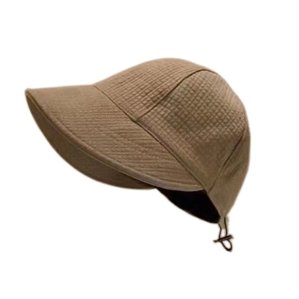 Casual Solid Color Waffle Bucket Hat Sunscreen Summer Sun Hat Fisherman Hat Korean Style Hiking Cap Canvas Basin Hat Male
Casual Solid Color Waffle Bucket Hat Sunscreen Summer Sun Hat Fisherman Hat Korean Style Hiking Cap Canvas Basin Hat Male