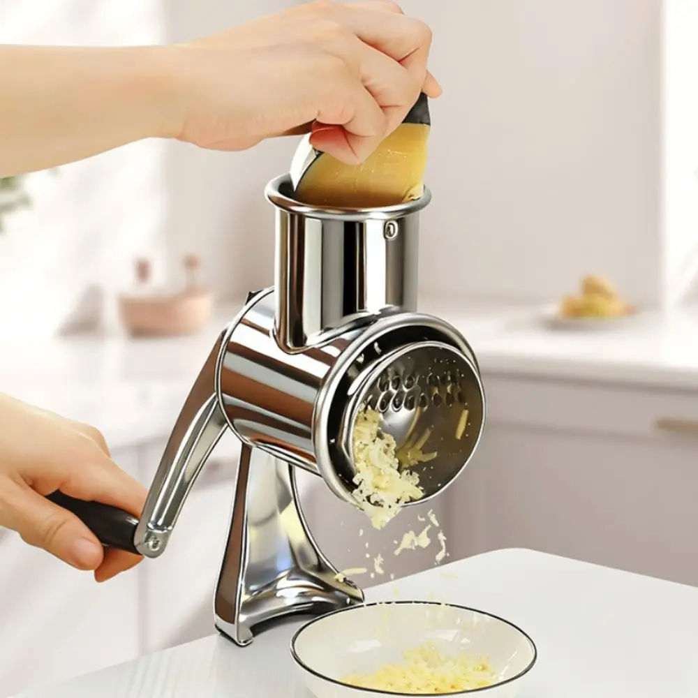 Easy To Use Manual Rotary Hand Crank Nut Grinder with 5 Blades Sturdy Vegetable Slicer Stainless Steel Cheese Shredder Cooking
Easy To Use Manual Rotary Hand Crank Nut Grinder with 5 Blades Sturdy Vegetable Slicer Stainless Steel Cheese Shredder Cooking
