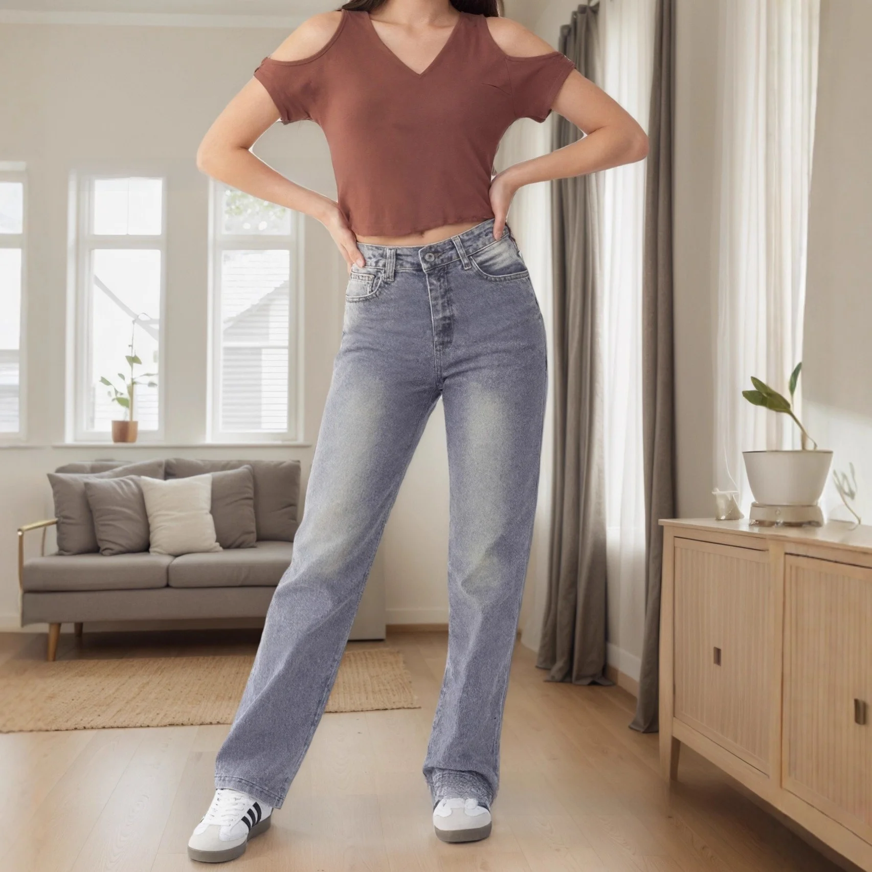 plus Size Women's Straight Leg Jeans Loose Fit American Style High Waist Cotton Stretch Spring Fashion Elegant Business Casual
plus Size Women's Straight Leg Jeans Loose Fit American Style High Waist Cotton Stretch Spring Fashion Elegant Business Casual