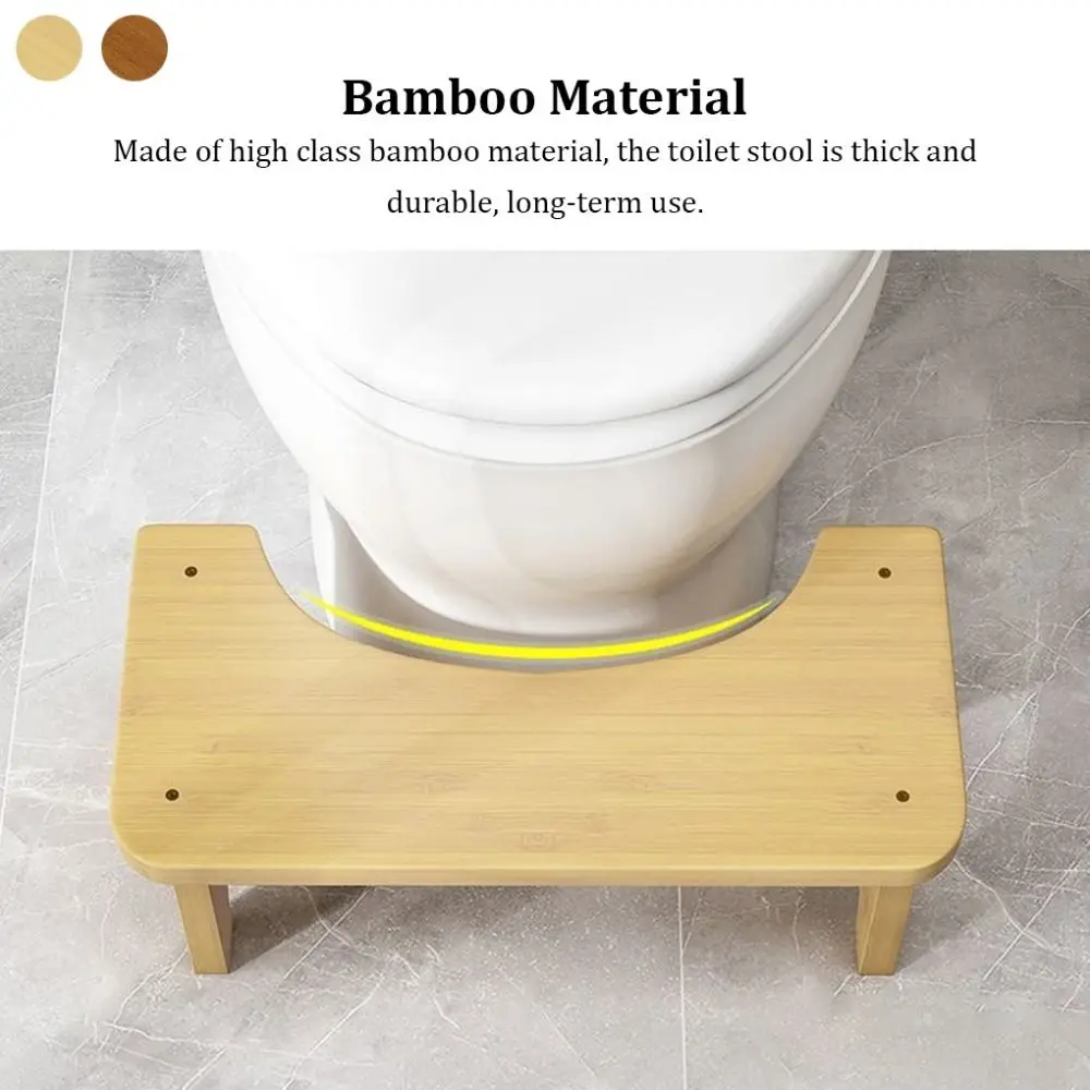 New Non-Slip Bamboo Toilet Stool Practical Stable Footstool Durable Potty Seat Older
New Non-Slip Bamboo Toilet Stool Practical Stable Footstool Durable Potty Seat Older