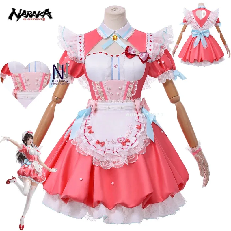 Game Naraka: Bladepoint HuTao Cosplay Anime Costume Comic Con Role Playing Pink Lolita Dress Wig for Women Adult Halloween Party
Game Naraka: Bladepoint HuTao Cosplay Anime Costume Comic Con Role Playing Pink Lolita Dress Wig for Women Adult Halloween Party