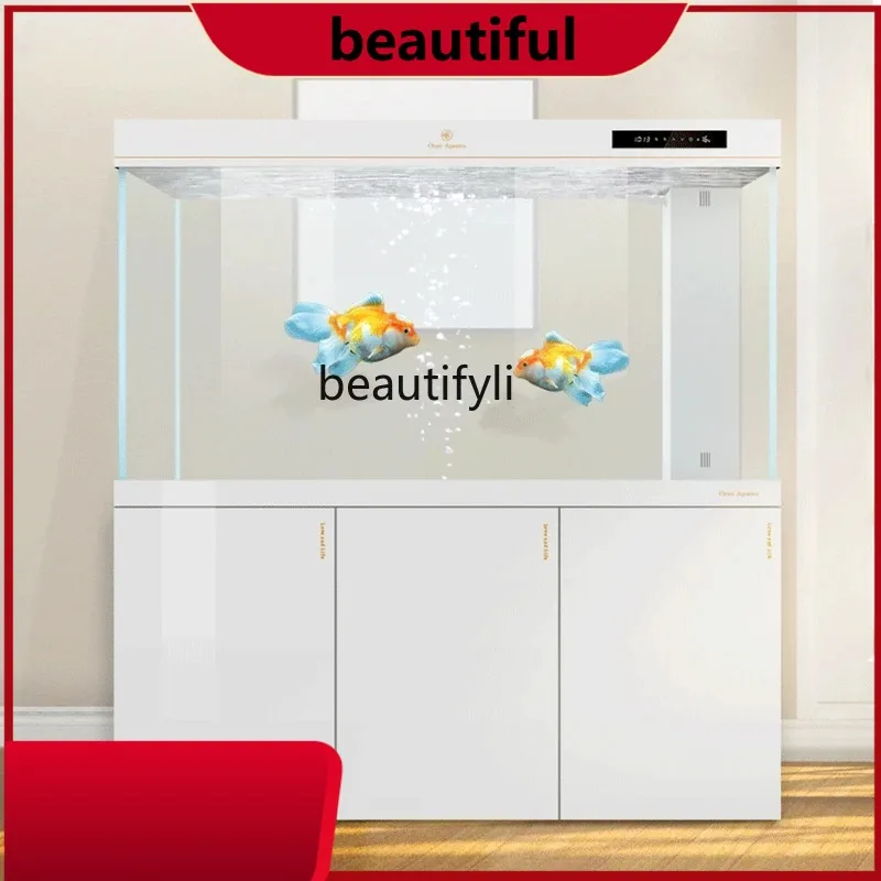 CAD/CAG Ultra-White Glass Ecological Fish Tank Living Room Home Screen Bottom Filter Aquarium H 
CAD/CAG Ultra-White Glass Ecological Fish Tank Living Room Home Screen Bottom Filter Aquarium H